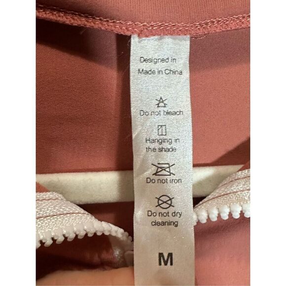 Women Sports Running Long-sleeved Standing-collar Zipper Fast-drying top Sz M co - Picture 4 of 9